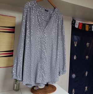 Torrid button down long sleeves top